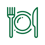 Restaurant/ Food Courts  (5 mins walk)